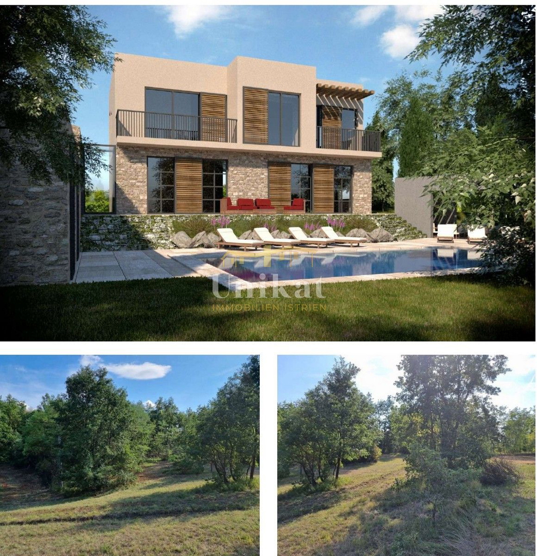 Villa con piscina immersa nella natura